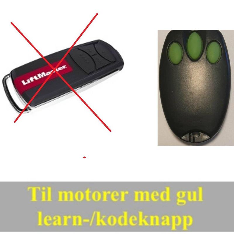 Liftmaster EV serie /erstatter TX4EV